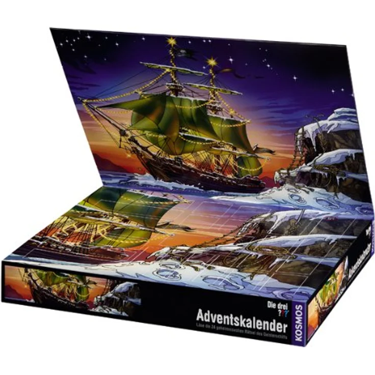 KOSMOS Die drei Fragezeichen Adventskalender: Lse die 24 geheimnisvollen Rtsel des Geisterschiffs – Bild 2
