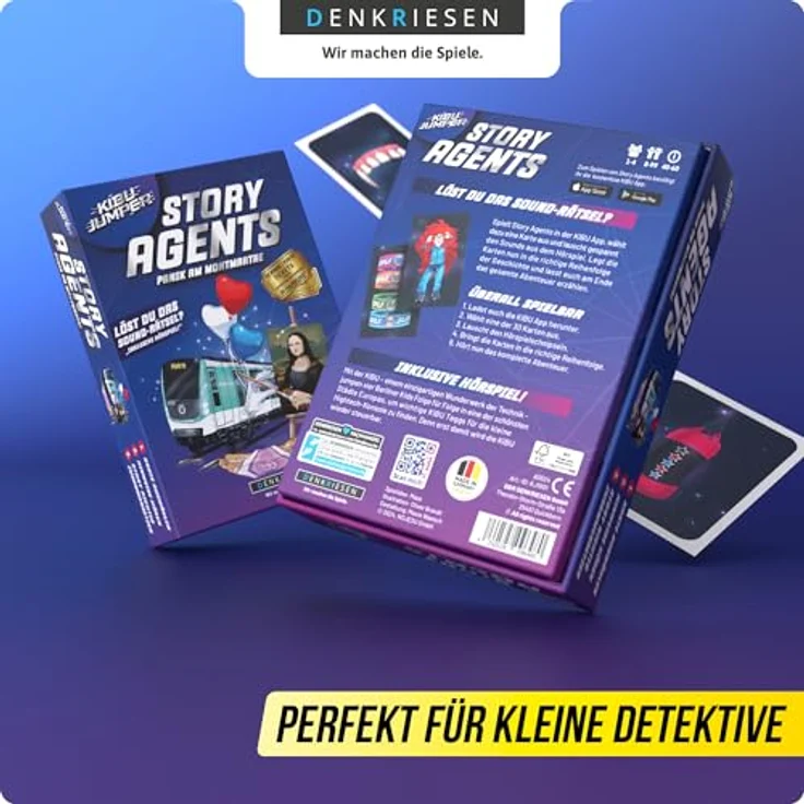 D&R Denkriesen KIBU JUMPER® - Story Agents - Panik am Montmartre - Paris - Folge 2, strategisches Kartenspiel für Erwachsene und ältere Kinder, nicht geeignet für Kinder unter 3 Jahren – Bild 6