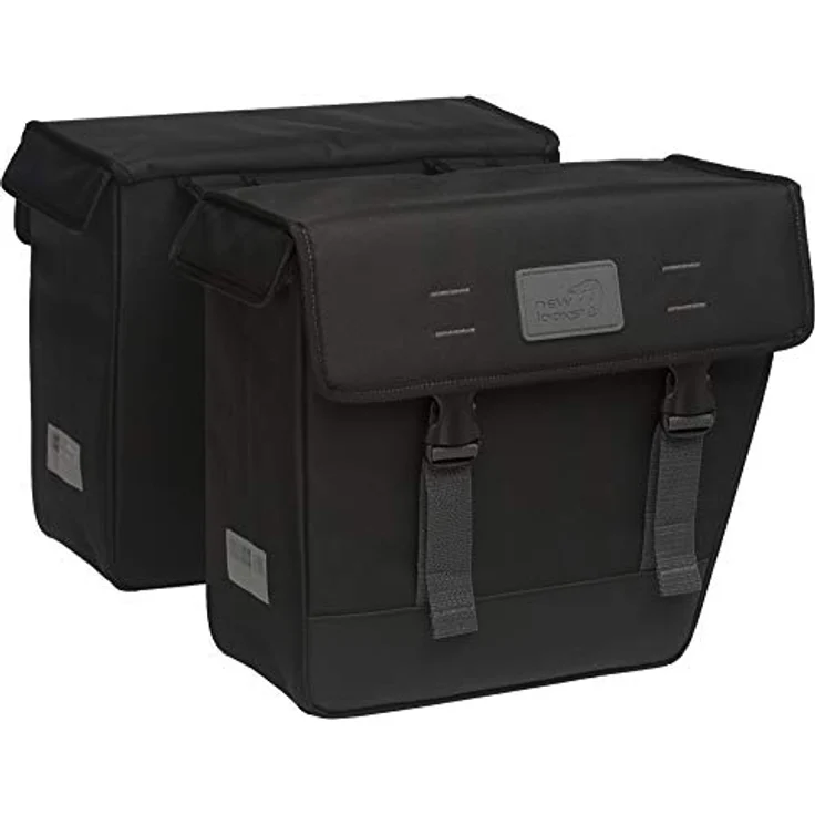 New Looxs Origin Double Hybrid Gepäckträgertasche, Black, 36 x 33 x 15 cm – Bild 1