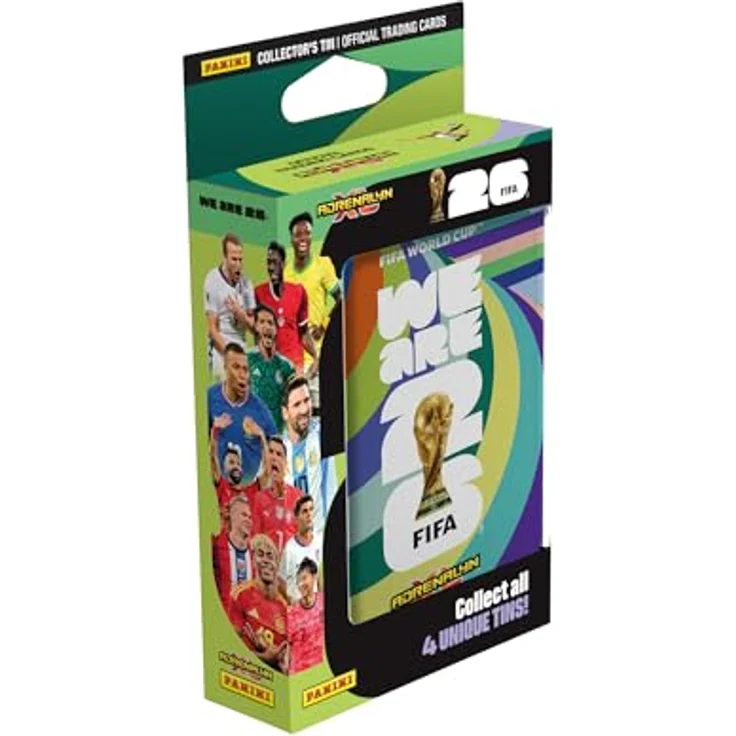 Panini FIFA World Cup 2026 Adrenalyn XL Trading Cards Pocket Tin, Metallbox mit 5 Packs und 4 limitierten Sammelkarten – Bild 5