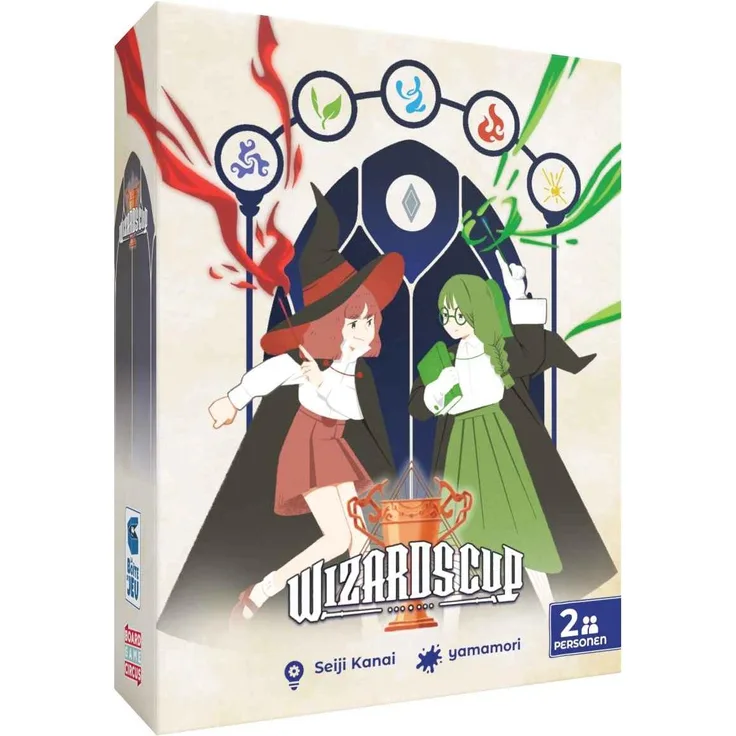 Board Game Circus Wizards Cup, Kartenspiel, Strategie für 2-3 Spieler, ab 12 Jahren, Spieldauer 15 min