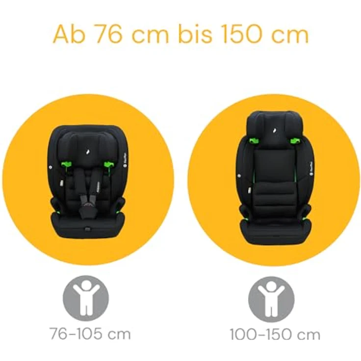 Osann Autokindersitz Osann Flux Plus i-Size, Kinderautositz (76-150 cm), ab: Geburt, 14-fach höhenverstellbare Kopfstütze, automatisch mitwachsendes Gurtsystem, ergonomisch geformte Sitzfläche, erhöhter Seitenaufprallschutz, Magnethalterungen, verschiedene Farben – Bild 5