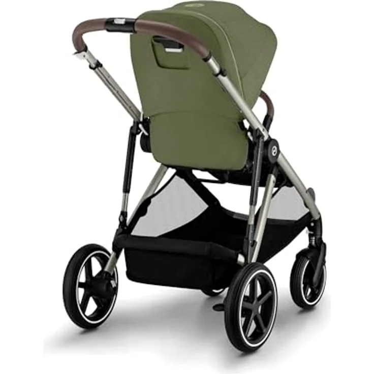 Cybex Gold Kinderwagen GAZELLE S, All-in-1-System mit 20+ Konfigurationen, ab Geburt bis 4 Jahre, max. 22 kg (Single-Modus), Moss Green – Bild 2