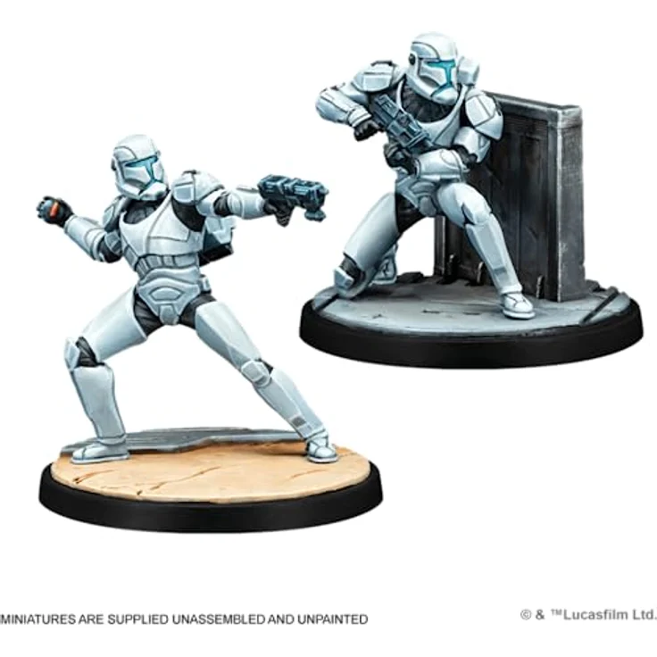 Atomic Mass Games Star Wars: Shatterpoint - Plans and Preparation Squad Pack, 4 unbemalte Miniaturen mit Jedi-Meisterin Luminara Unduli und Barriss Offee – Bild 3
