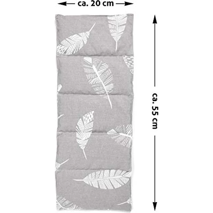 Amilian Kirschkernkissen Mikrowelle 55 x 20cm Wärmekissen Rücken Kirschkernkissen Nacken Schulter Wärmekompresse Körnerkissen Kinder Erwachsene Massagekissen Kältekissen Kirschkernkissen gross – Bild 2