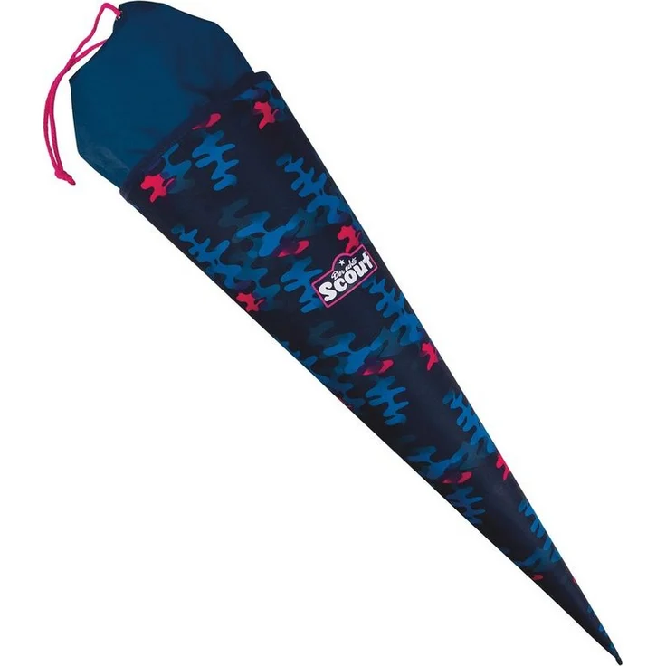 Scout Schultüte Magic Sea, 69 cm große Schultüte mit 15 Litern Volumen und Funny Snap Öse