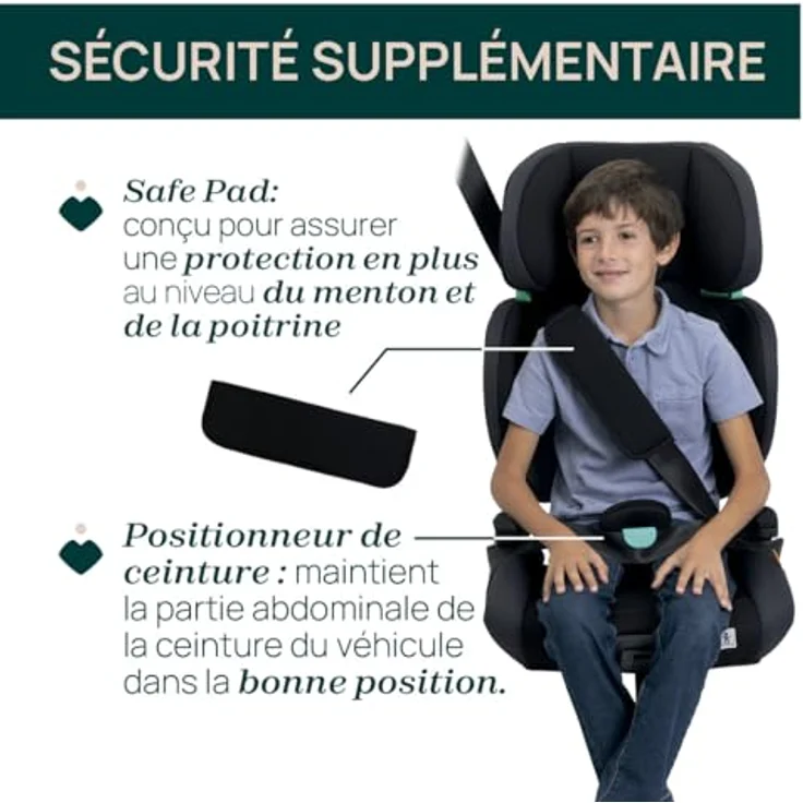 Chicco Autokindersitz QUIZY I-SIZE, mit patentiertem ONE-STEP-SYSTEM, nach ECE R129/03, ab 3 Jahre, bis 12 Jahre – Bild 7