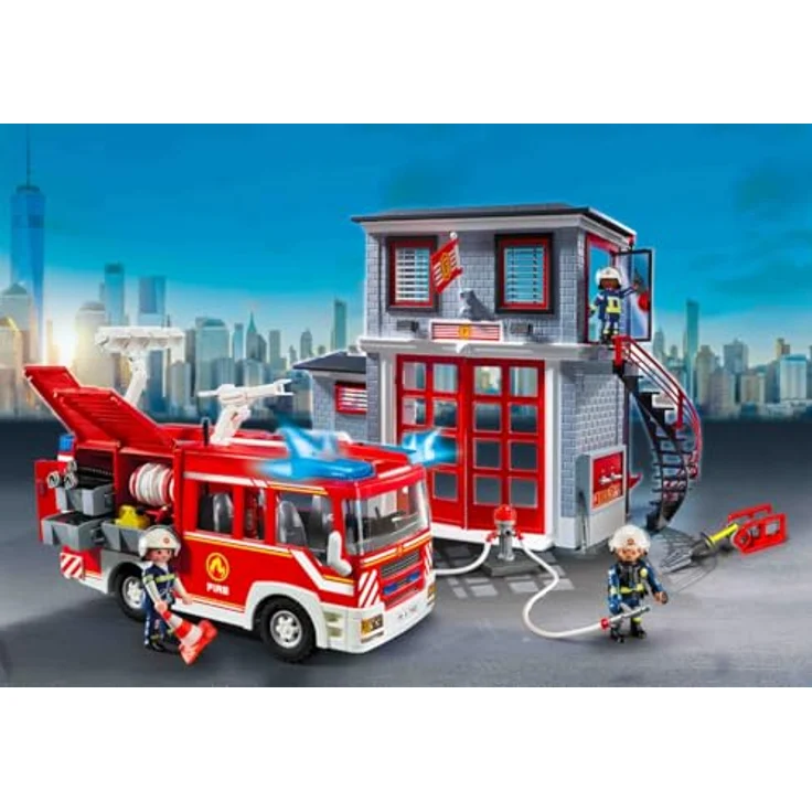 Playmobil® Konstruktions-Spielset Feuerwehr-Megaset (71603), Action Heroes, 50 Jahre, (185 St) - Preisvergleich – Bild 3