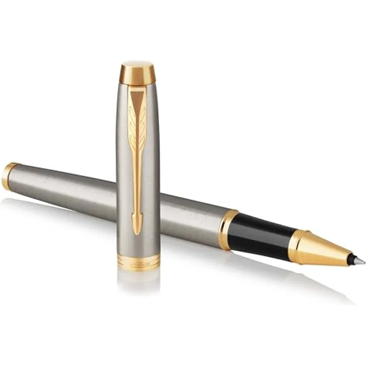 Parker Rollerball IM Brushed Metal, Schreibstift mit feiner Linienstärke, grau, nachfüllbar – Bild 2