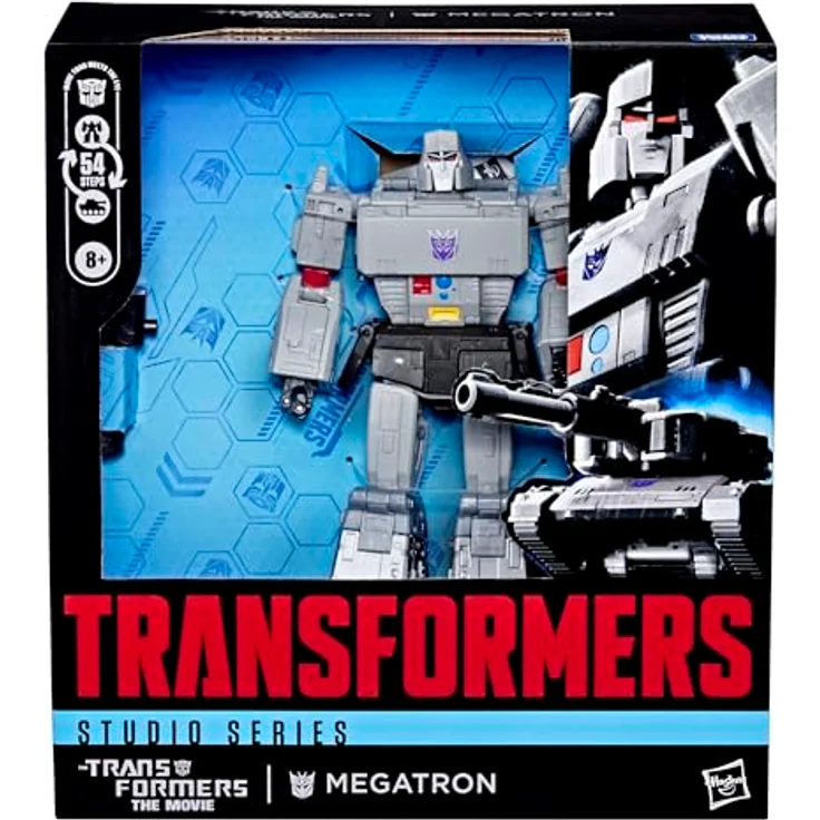 Transformers Tra Gen Studio Series Ldr 86 Megatron, Sammelfigur mit Umwandlung in 54 Schritten, 21,5 cm, inklusive Fusionskanone, Säbel, Retro-Kanone und Lasergewehr – Bild 2
