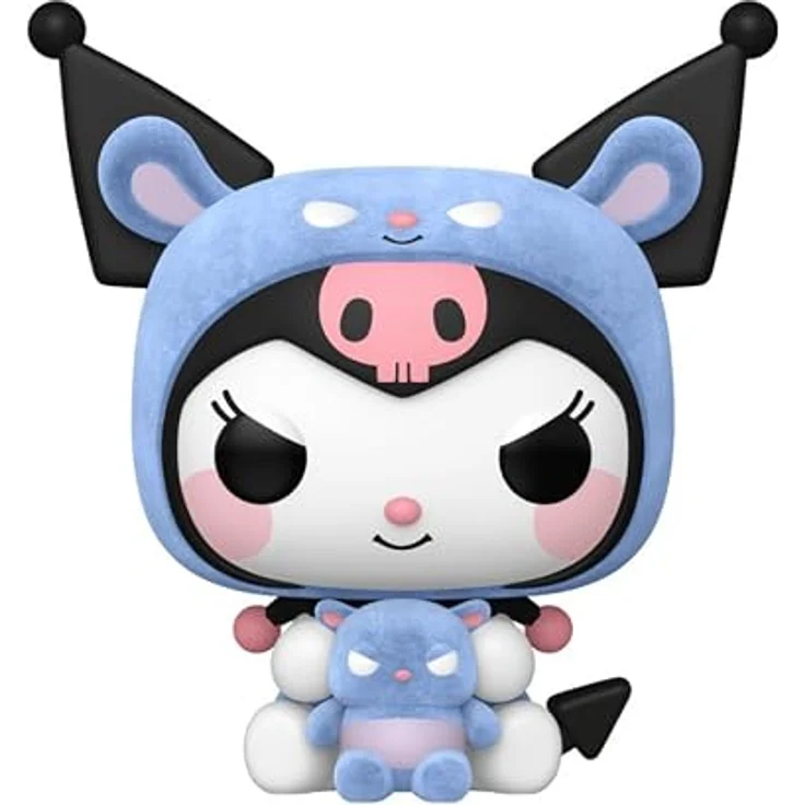 Funko Pop! Animation: Kuromi als Baku Flockiert #111, limitierte Sanrio Vinyl Figur in Geschenkverpackung, ca. 115 x 90 x 160 mm – Bild 2