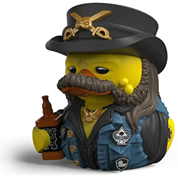TUBBZ Box-Ausgabe Lemmy Sammler-Vinyl-Gummiente Figur - Hochdetailliert, Display-Box, 9 cm groß - Offizielles Motorhead Merchandise - Musik – Bild 1