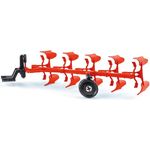 Siku 2070 Volldrehpflug 1:32 Metall/Kunststoff Orange 5-schariger Pflug Spielzeug-Modell kompatibel mit Anhängerkupplungen von 1:32 Traktoren