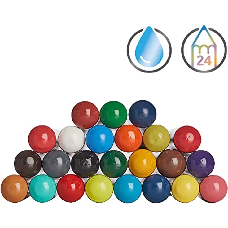 Derwent Academy Aquarellstifte, 24er-Set in Dose, Hochwertige Farbstifte, Ideal zum Nass- oder Trockenmalen, Zeichnen und Illustrieren, Für Hobbykünstler, 2300226 – Bild 3