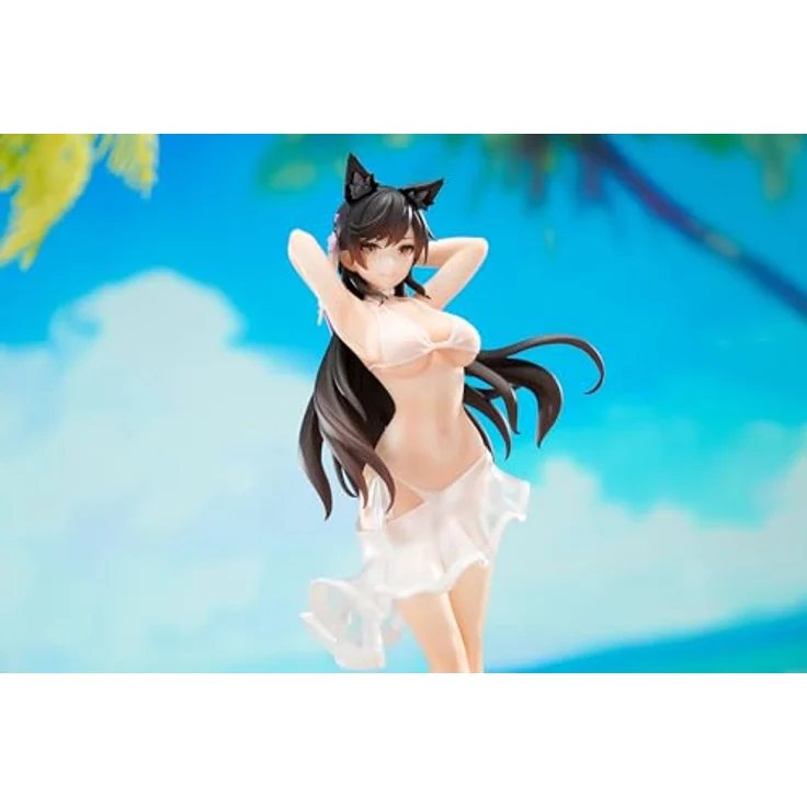Apex Azur Lane Limepie Series PVC Statue Atago Summer March Ver. 23 cm, detailreiche Sammelfigur mit Base in Fensterbox – Bild 10