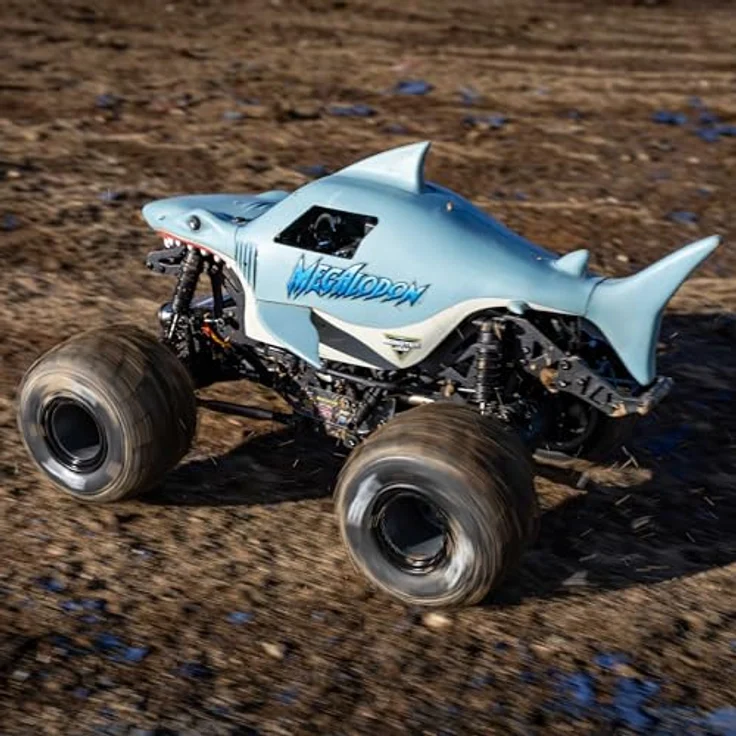 LOSI Mini LMT Megalodon Monster Jam Truck 2S 4x4 RTR Bürstenmotor, inkl Akku und Ladegerät – Bild 4