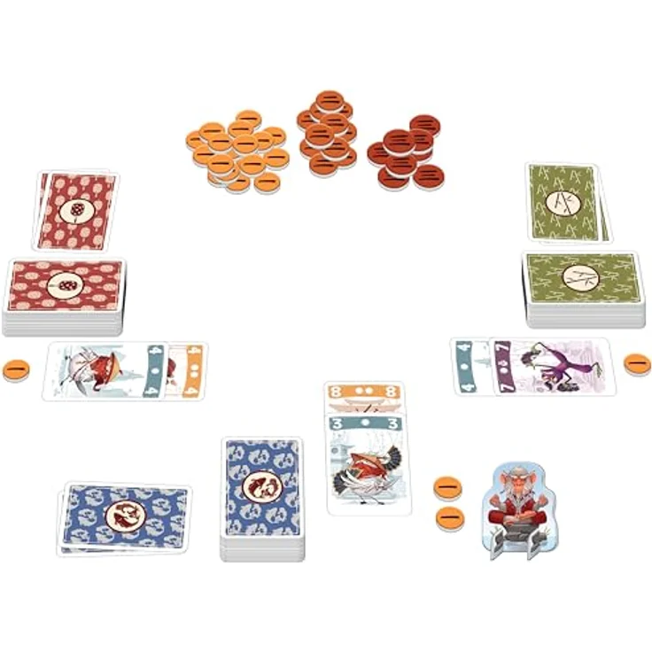 AMIGO Meister Makatsu, Brettspiel mit Ninja-Thema und kreativen Illustrationen, ab 8 Jahre – Bild 4