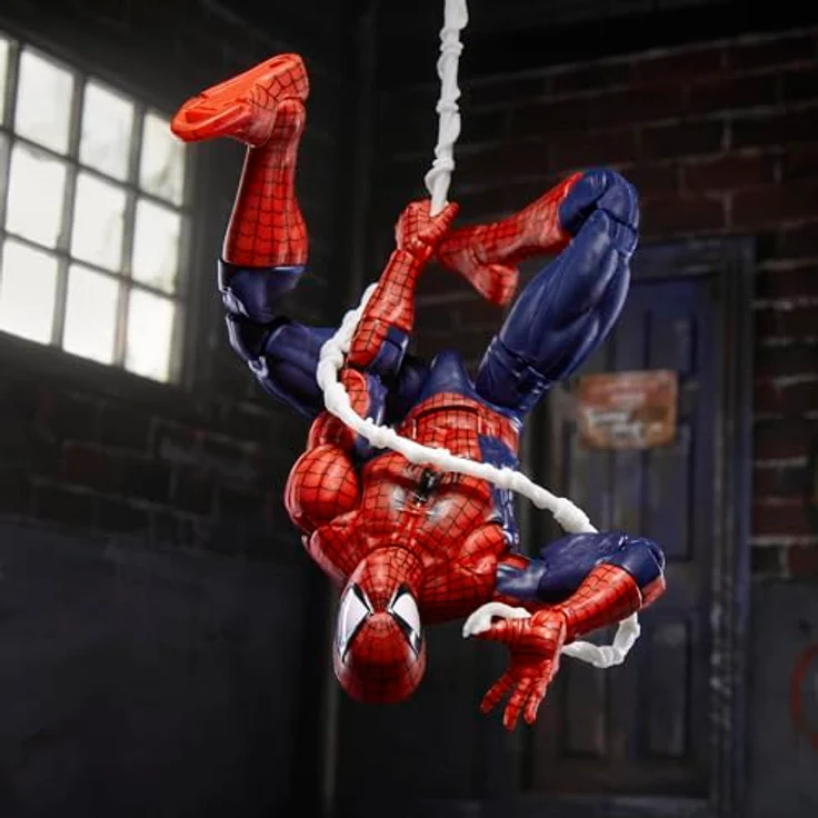 Hasbro Marvel Legends Maximum Series Spider-Man Actionfigur, 15 cm, rot, detailgetreu und aufwendig gestaltet – Bild 15