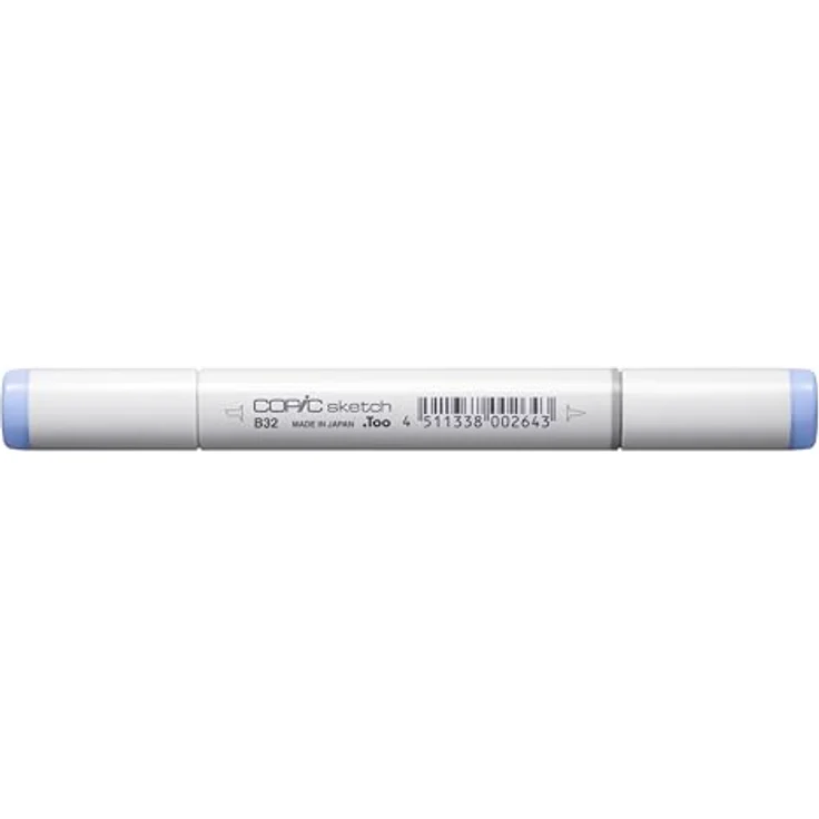 Copic COPIC Sketch Marker Typ B - 32, Pale Blue, professioneller Pinselmarker mit Super-Brush- und Medium-Broad-Spitze – Bild 3