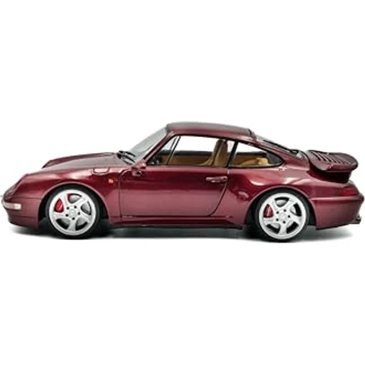 Solido 1:18 Porsche 911 (993) Turbo 1997, detailgetreues Modellfahrzeug in Silber, hochwertiger Kunststoff – Bild 6