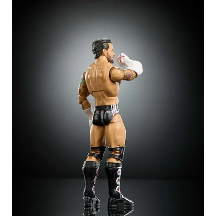 Mattel WWE Elite Collection Top Picks CM Punk Actionfigur, 15 cm mit 25 Bewegungspunkten und austauschbaren Händen, Wrestling 8+ – Bild 5