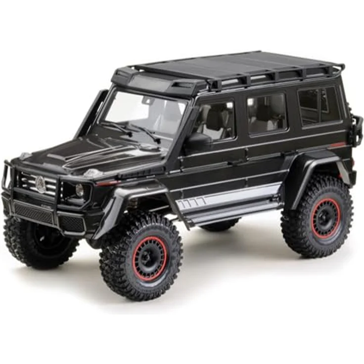 Absima CR4.4 Wolf Brushed 1:10 RC Modellauto Elektro Crawler Allradantrieb (4WD) RTR 2,4 GHz, innovative Tank Turn Funktion, schwarz – Bild 1