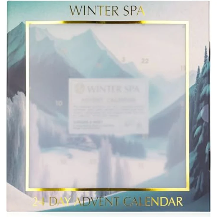 Accentra Winter Spa Adventskalender für Frauen, Wellness-Box mit 24 Beauty-Überraschungen, 40 x 4.7 x 40 cm – Bild 2