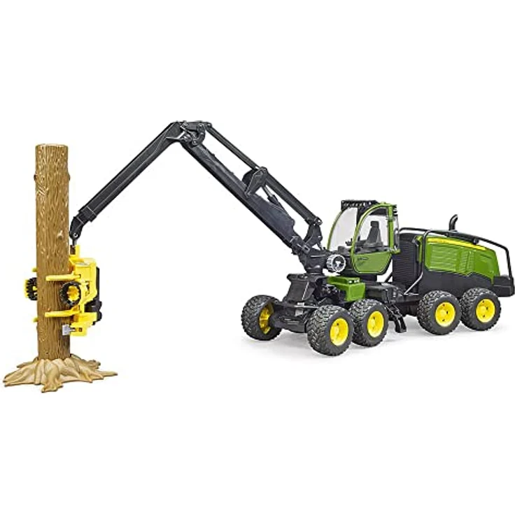Bruder 02135 'John Deere 1270G Harvester', Spielfahrzeug mit 1 Baumstamm, 1:16, ab 4 Jahren – Bild 2