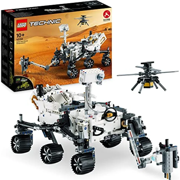 LEGO Technic NASA Mars-Rover Perserverance Weltraum Spielzeug Set mit AR-App, Wissenschafts-Spielzeug zum Bauen für Mädchen und Jungen ab 10 Jahren 42158 – Bild 1