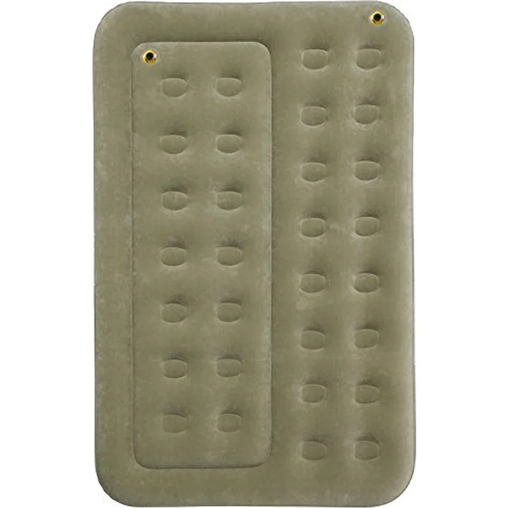 Coleman Luftbett Comfort Bed Double, Indoor/Outdoor Luftmatratze 2 Personen, Velours Gästebett, Komfort Doppelbett, Campingbett für Wandern, Trekking, Festivals, 188 x 137 x 22 cm, max. 295 kg – Bild 2