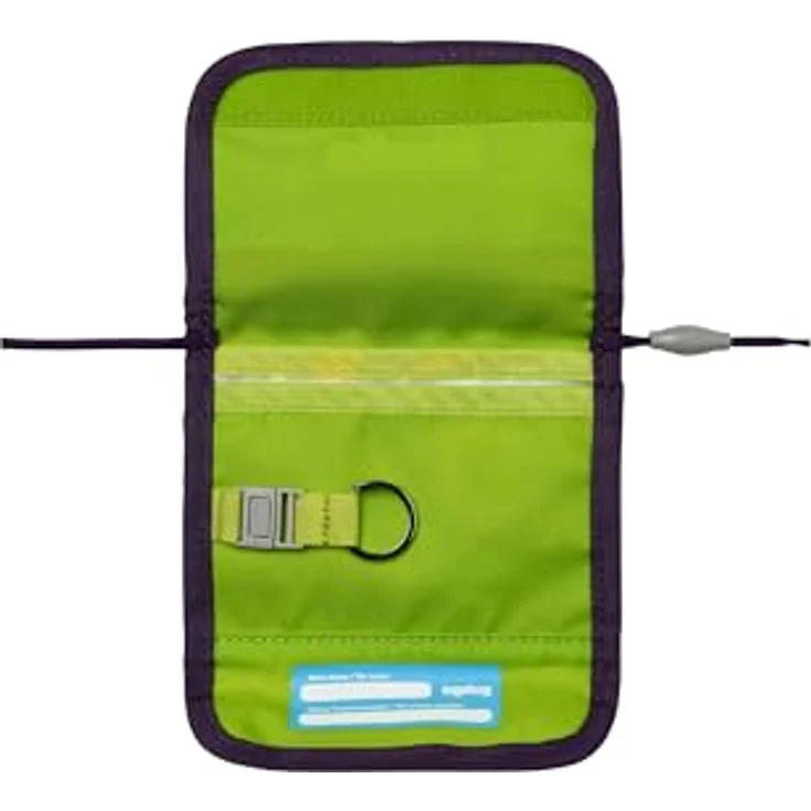 ergobag Geldbörse Zubehör, PET, mit Klettverschluss und integriertem Adressschild, blau – Bild 5
