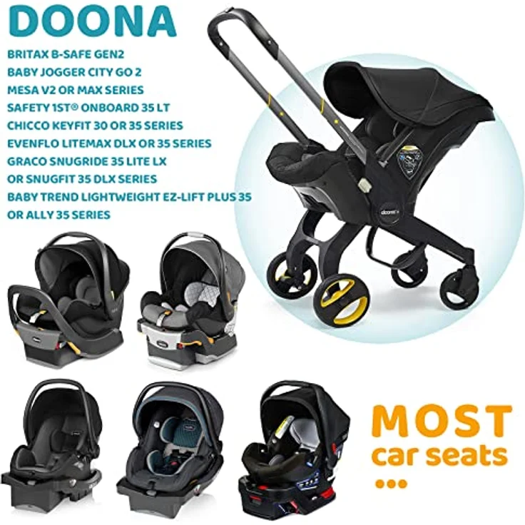 Orzbow Universal Regenschutz für Babyschale (z. B. Maxi-Cosi/Cybex/Römer),Abdeckbare Trageöffnung und Luftlöchern, Kontaktfenster,mit Tasche,Notwendiger Schutz für Babys oder Haustiere (Hellgrau) – Bild 7