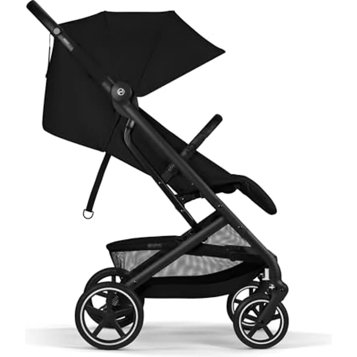 Cybex Beezy Buggy 2026, leichter Stadt-Buggy ab Geburt bis 4 J. (22 kg), kompakt faltbar, Magic Black – Bild 6