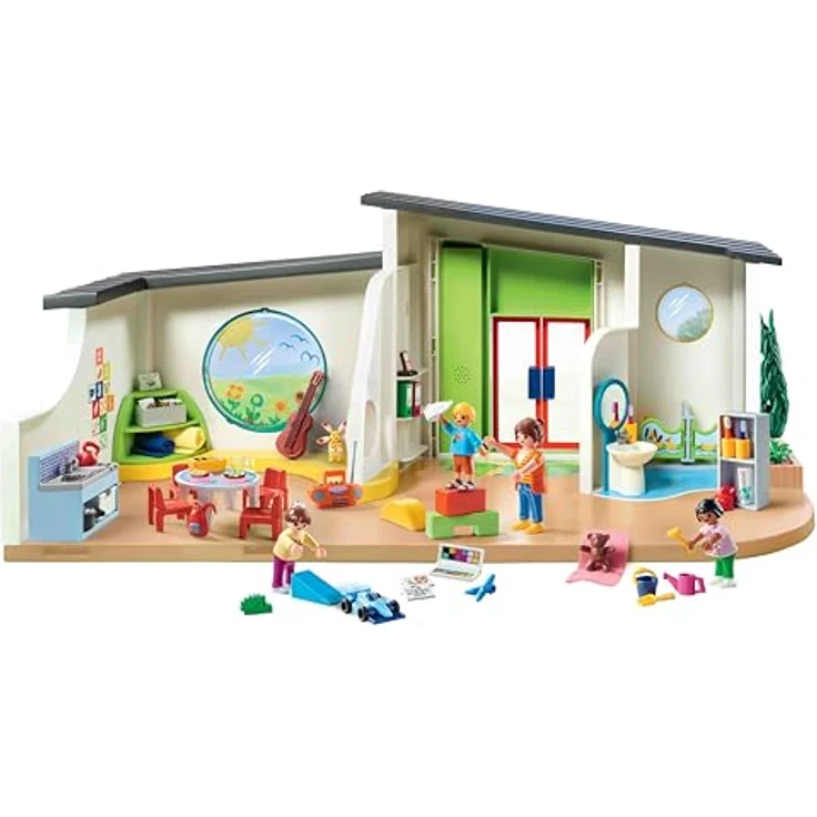 Playmobil® Konstruktions-Spielset KiTa 'Regenbogen' (71601), My Life, 50 Jahre, (182 St), Made in Europe - Preisvergleich – Bild 6