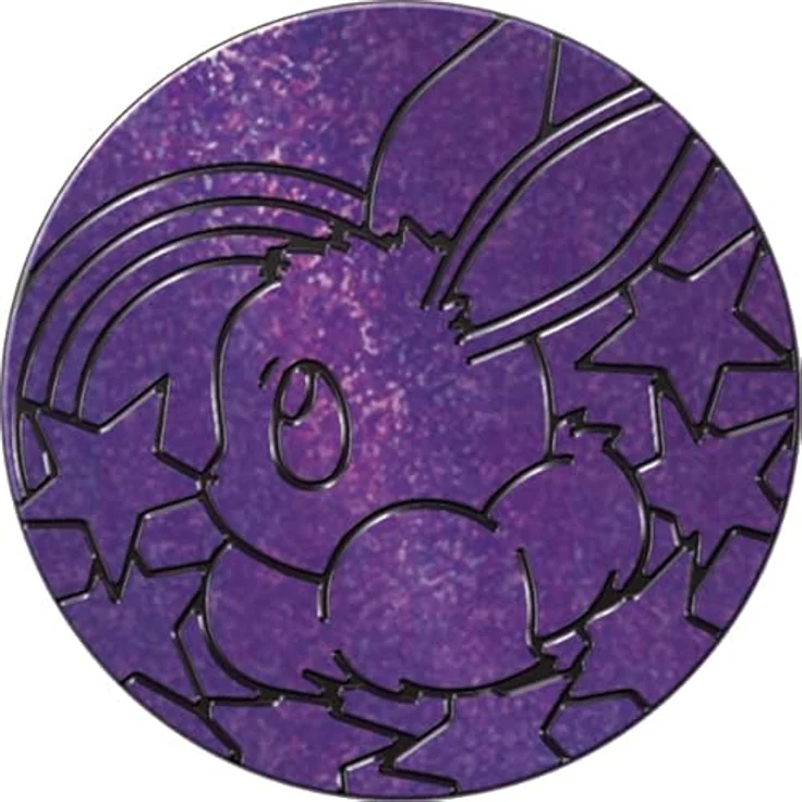 Pokémon Pokémon-Sammelkartenspiel: Mini-Tin-Box Karmesin & Purpur – Prismatische Entwicklungen: Psiana (2 Boosterpacks & 1 Münze) mit fantastischer Psiana-Illustration – Bild 5