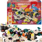 Ravensburger GraviTrax Junior Starter-Set XXL Dino 24845 - Kugelbahn für Kinder ab 3 Jahren mit Dinosaurier Figuren, Vulkan und Action-Element Lift, umweltfreundlich aus Holz-Biokunststoff