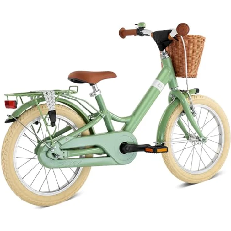 Puky Youke 16'' Classic Alu Kinder Fahrrad Retro grün, Leicht & mit Gabelfederung – Bild 2