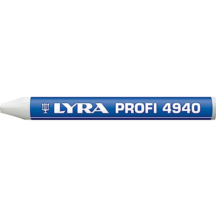ELC Marker Reifen-/Universalkreide 4940, 12 St. weiß, für Holz, Metall, Kunststoff und Glas, mit integriertem Spitzer – Bild 2