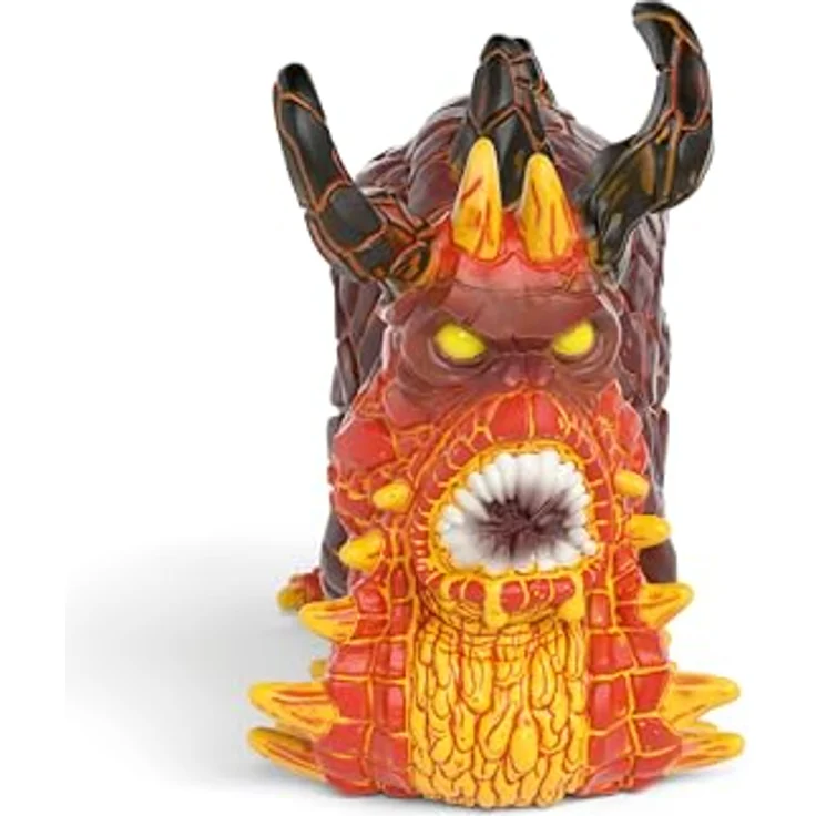 Schleich Lavaschnecke Eldrador Creatures, orange-rote Spielzeugfigur mit spitzen Stacheln, 9 x 5 x 5 cm – Bild 5