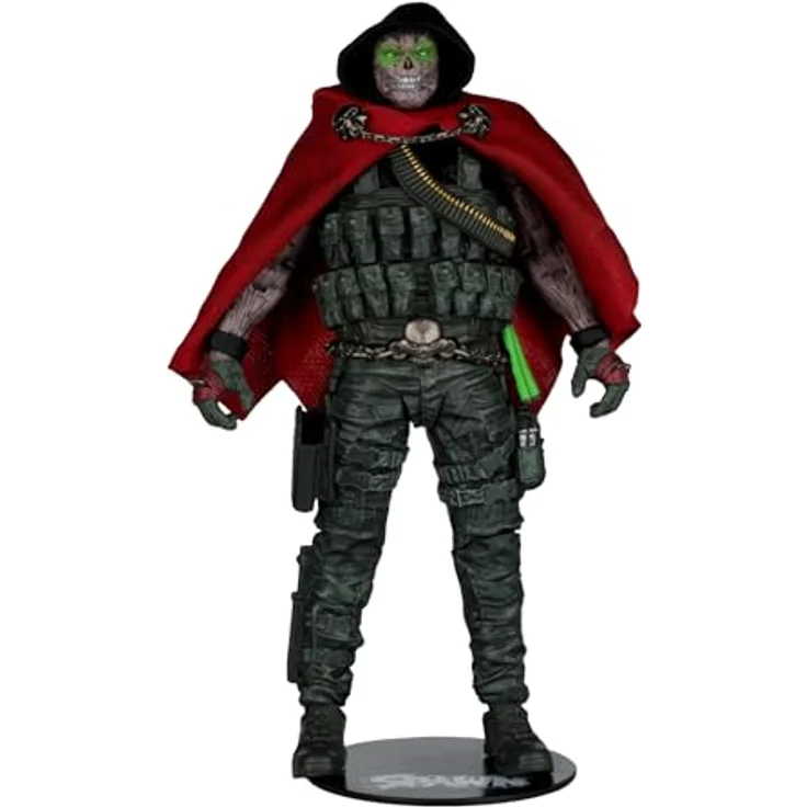 McFarlane Call of Duty Action Figure Burned Spawn, 18 cm mit Zubehör und DLC-Code in Fensterbox – Bild 1