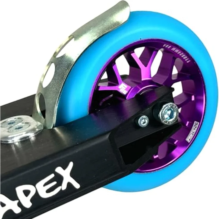 Fantic26 Spy7 Stunt-Scooter Rolle 110mm Abec11 Purple / Pu Türkis, Aluminium 6061-T6, ABEC-11 Kugellager, 88A Härte – Bild 5