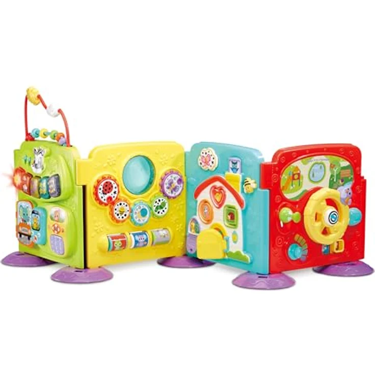 Vtech® Lernspielzeug Babys 3-in-1 Spielwelt, Farbenfrohes Lernspielzeug mit Licht und Sound, 4 individuell gestaltbare Seiten – Bild 4