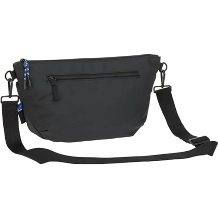 LÄSSIG Bum Bag, Baby Kinderwagenorganizer Umhängetasche, wasserabweisend, inkl. Kinderwagenbefestigung, schwarz – Bild 5
