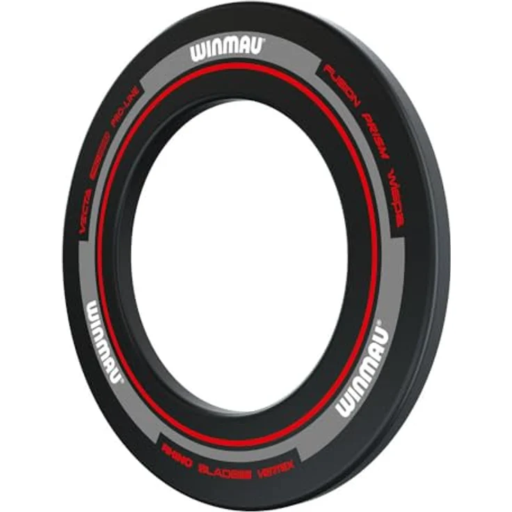 Winmau Auffangring "Advance - 4452", schwarzer Catchring für Sisal-Dartboards, 68 cm Durchmesser, robuste Wand- und Bodenschutzfunktion – Bild 5