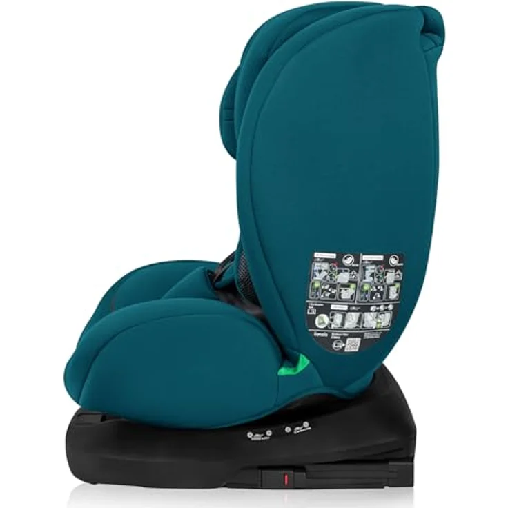 lionelo Autokindersitz BASTIAAN I-SIZE, i-Size / Isofix + Top Tether, ab Geburt bis 12 Jahre, 0-36 kg (Set) - Anthrazit – Bild 7