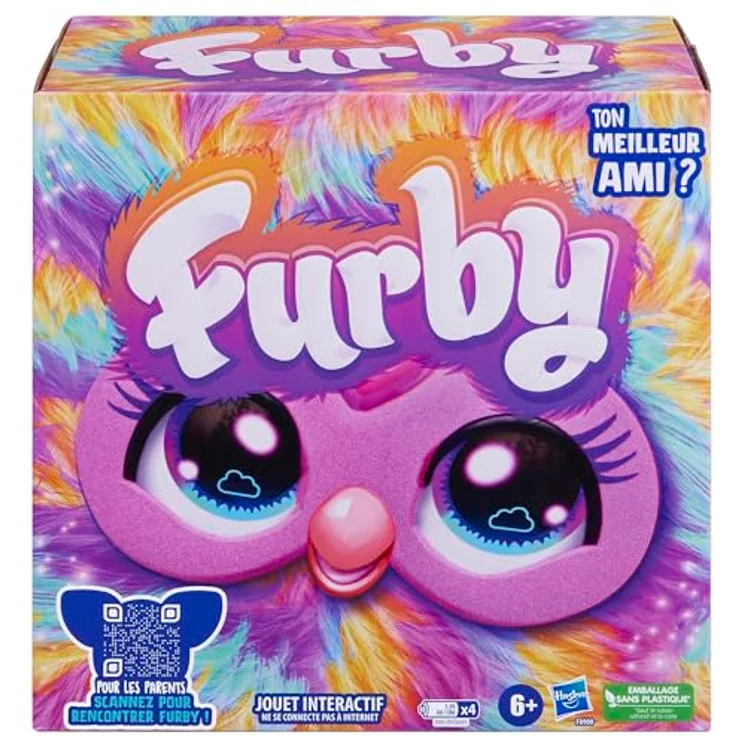 Furby Tie Dye, interaktives Plüschtier mit 15 Mode-Accessoires, animatronische Sprachaktivierung und über 600 Antworten, für Kinder ab 6 Jahren – Bild 3