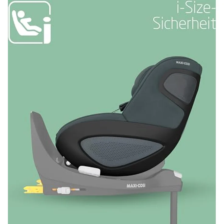 Maxi-Cosi Autokindersitz Pearl 360 - Authentic Graphite, 360° Drehung, 9-fach verstellbare Kopfstütze, Reboarder Kinder Autositz bis 17 kg, ab 3 Monate - 4 Jahre (61 cm - 105 cm) – Bild 2