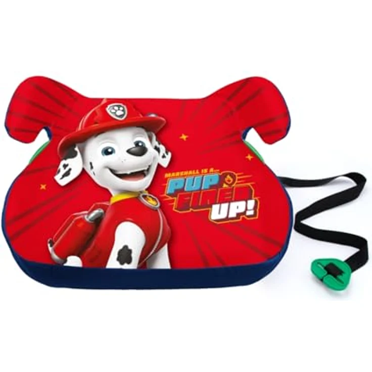 Seven Polska Kindersitzerhöhung Kinder Auto Booster: "Paw Patrol Marshall", PUP Fired UP! EC Norm 129, Disney/Paw Patrol Motive, ergonomische Form – Bild 3
