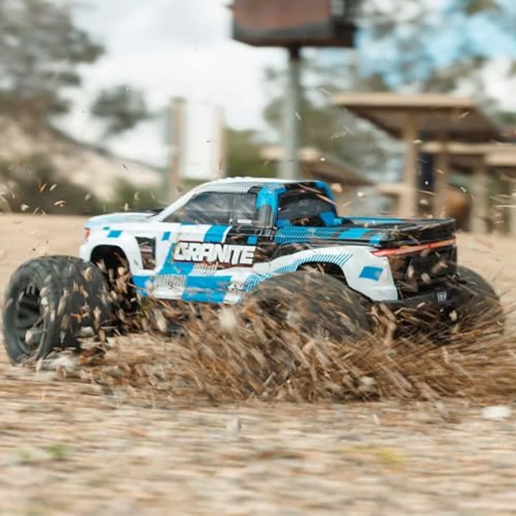Arrma 1:10 GRANITE MEGA 665 4X4 RTR Brushed Monster Truck, leistungsstarkes 4x4-Antriebssystem – Bild 4