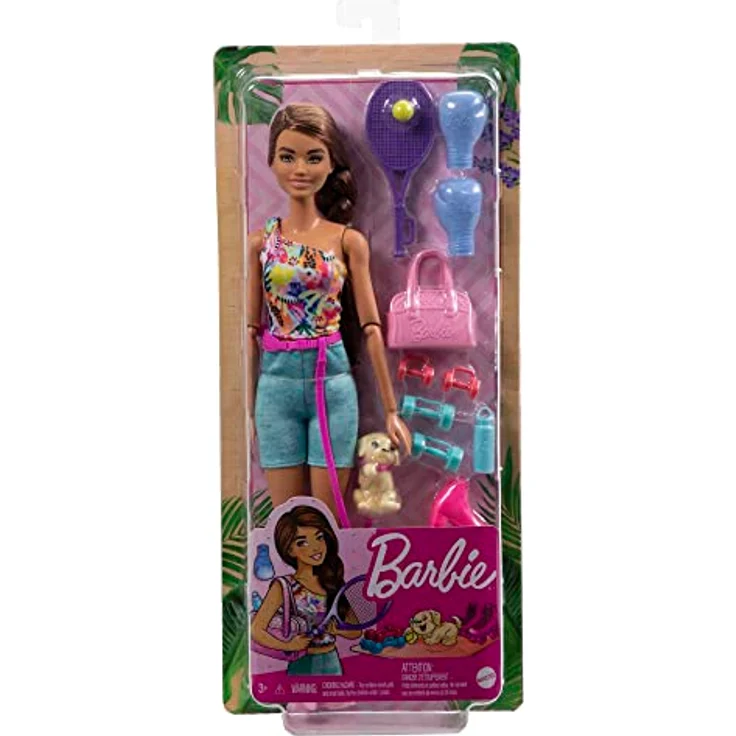 Mattel HKT91 Barbie Wellness Puppe - Workout – Bild 7